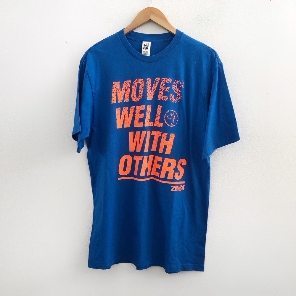 NWOT ZUMBA Moves Well With Others Short Sleeve Unisex Tee One Size